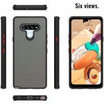 Wholesale LG Stylo 6 Slim Matte Hybrid Bumper Case (Black)